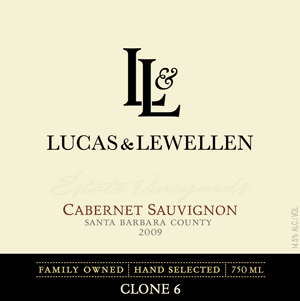 2009 Cabernet Sauvignon Clone 6 front label