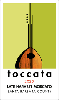 2020 Late Harvest Moscato front label