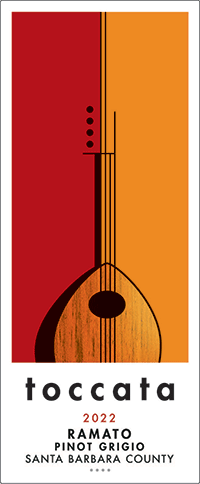 2022 Toccata Ramato front label
