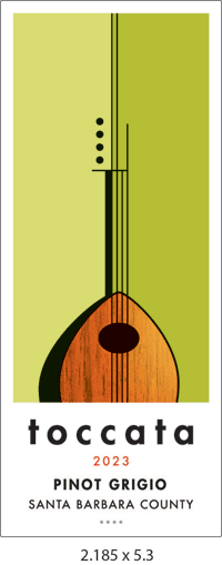 2023 Pinot Grigio front label