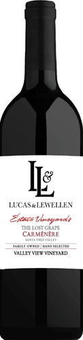 Bottle of Lucas & Lewellen Vineyards Carmenere