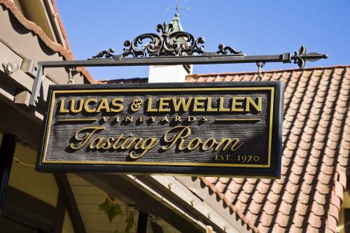 The Lucas & Lewellen Tasting Room sign The Lucas & Lewellen Tasting Room sign