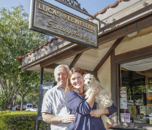 A picture of a dog friendly tasting room in Solvang