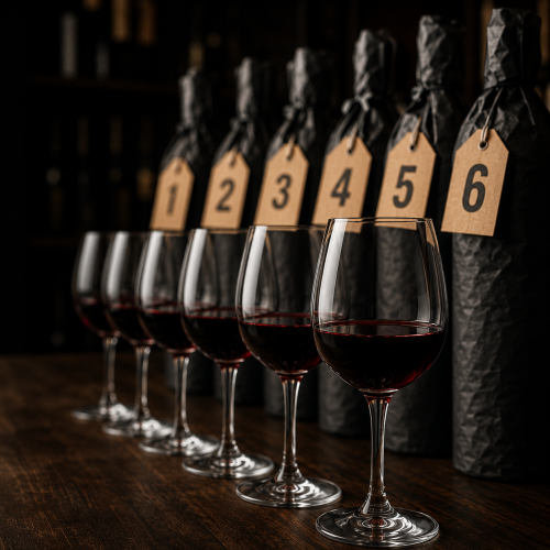 6 bottles of Cabernet Franc tasted blind 6 bottles of Cabernet Franc tasted blind