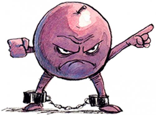 The cartoon logo of Free the Grapes The cartoon logo of Free the Grapes