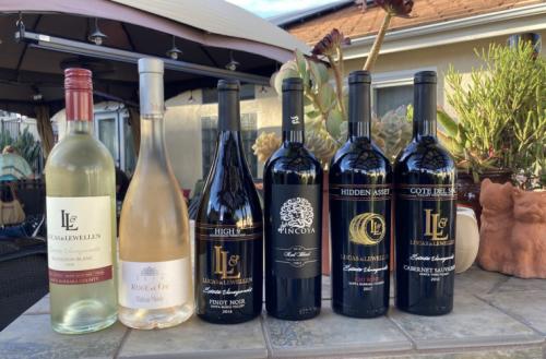 Lucas & Lewellen wines plus other wines - photo by Tom Plant