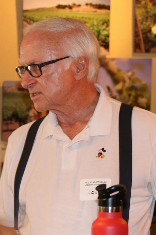 Louis Lucas at the Lucas & Lewellen Tasting Room in Solvang Louis Lucas at the Lucas & Lewellen Tasting Room in Solvang