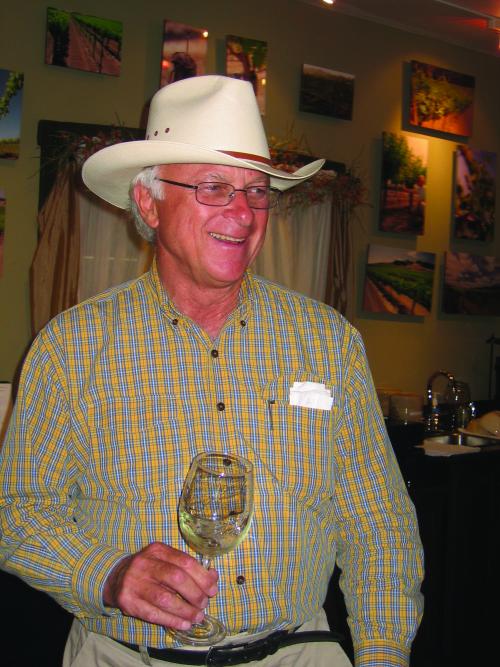 Image of Louis Lucas in the Tasting Room near opening day