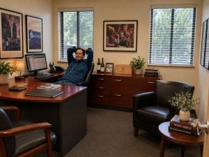 Mike Lewellen in business office