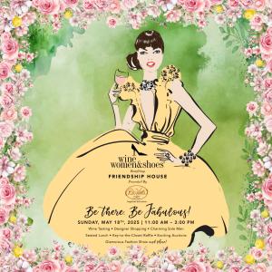 Wine, Women, and Shoes fundraiser logo