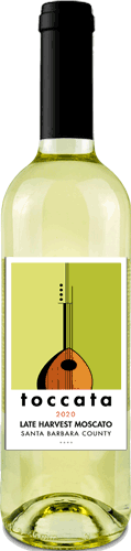 Toccata Late Harvest Moscato bottle