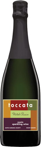 Toccata Sparkling Rosato bottle